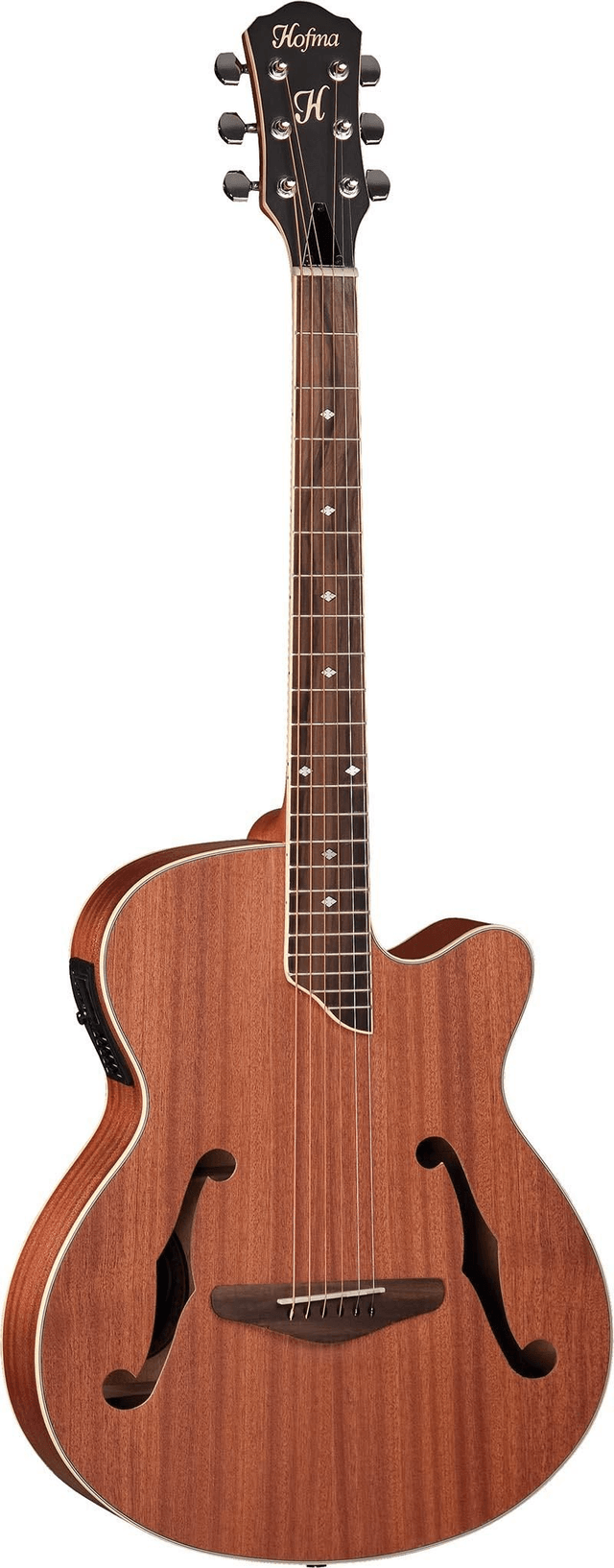 Violão Cutway Mini Jumbo Eletroacústico Hofma HMF240 STNT Cód 548