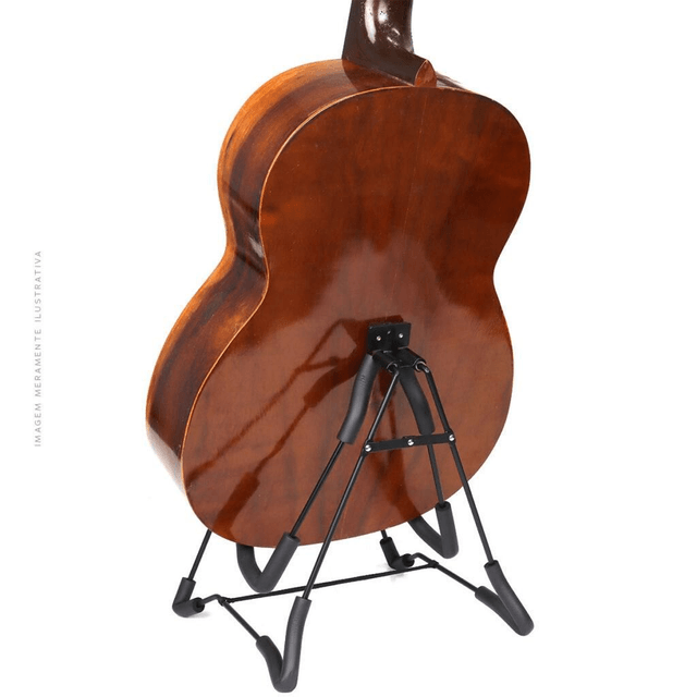 Suporte para Guitarra, Baixo e Violão Tipo Cavalete Dobrável 