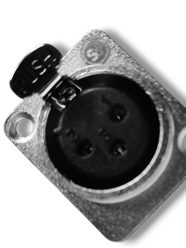 1062 - Conector XLR Fêmea 3 Polos XP03-FM Soundvoice 