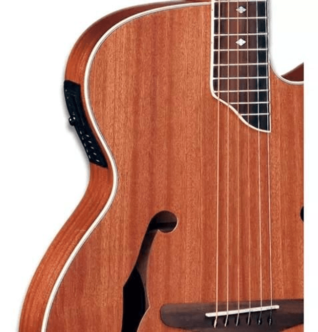 Violão Cutway Mini Jumbo Eletroacústico Hofma HMF240 STNT Cód 548