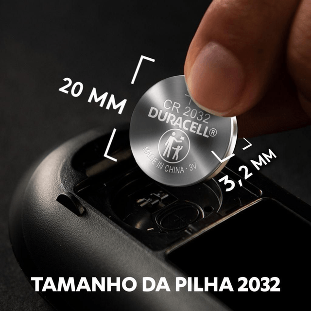 793 - Bateria pilha Lithium 3V CR2032 Duracell
