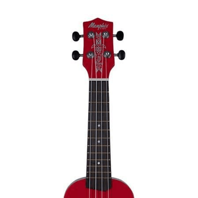 Ukulele Honu Memphis Vermelho Cód 272