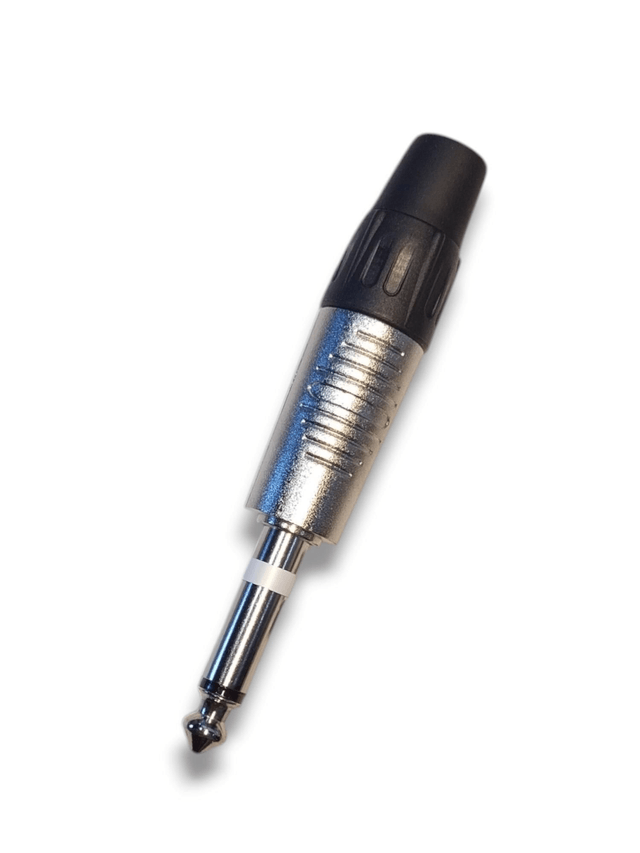 1068 - Plug 6.3mm Linha Metálica Soundvoice TS P10-MN