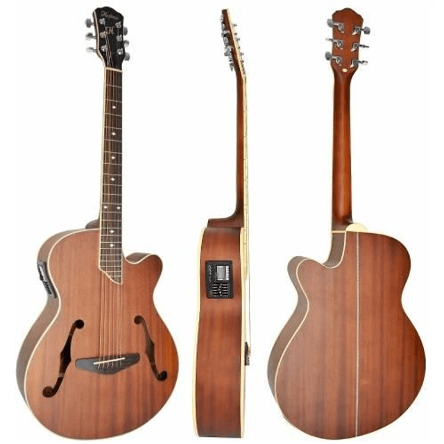 Violão Cutway Mini Jumbo Eletroacústico Hofma HMF240 STNT Cód 548