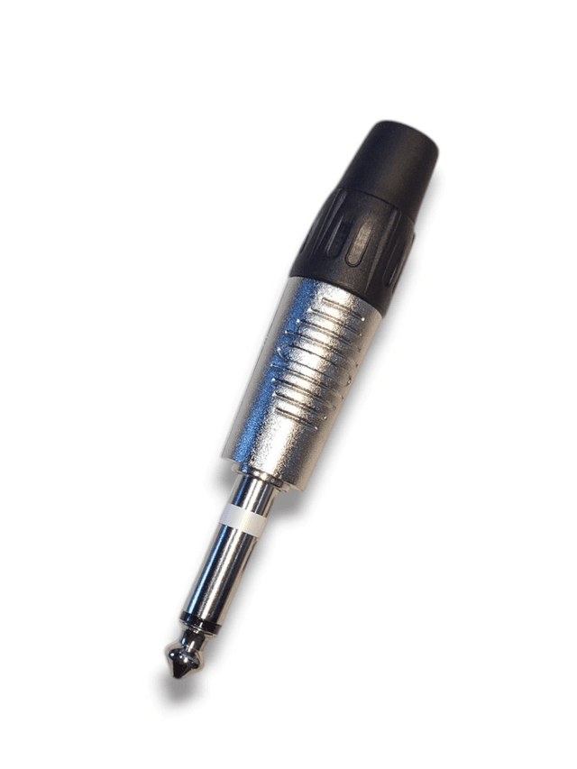 1068 - Plug 6.3mm Linha Metálica Soundvoice TS P10-MN