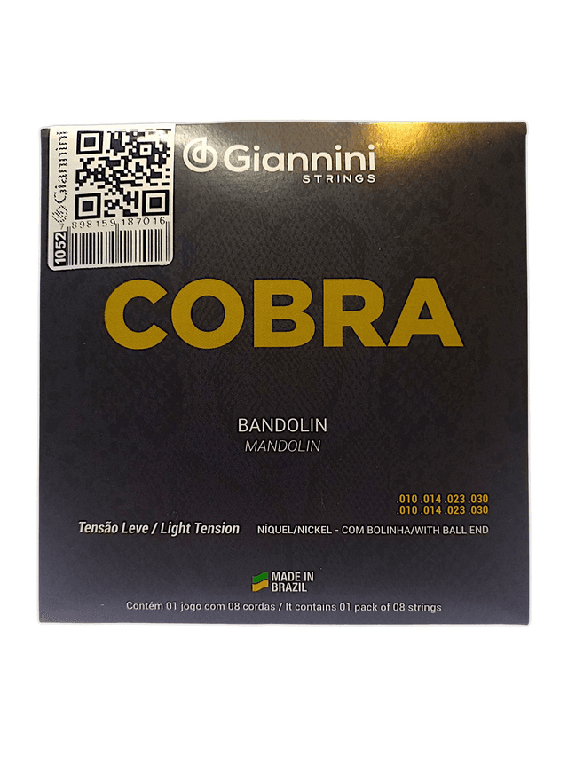 1052 - Encordoamento Cordas para Bandolin 0.10 GESBN Giannini 