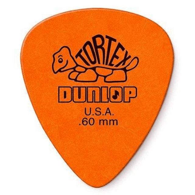 Palheta Tortex .60mm Laranja Dunlop Cód 914