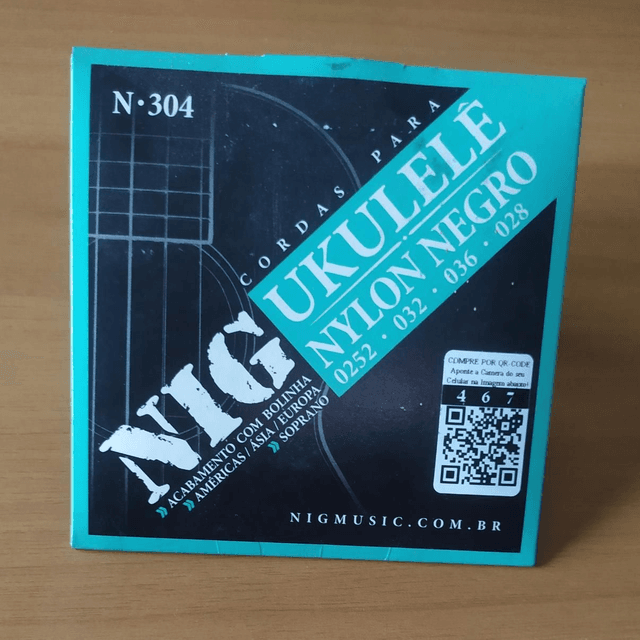 Encordoamento Ukulele Nylon Negro Nig Strings 