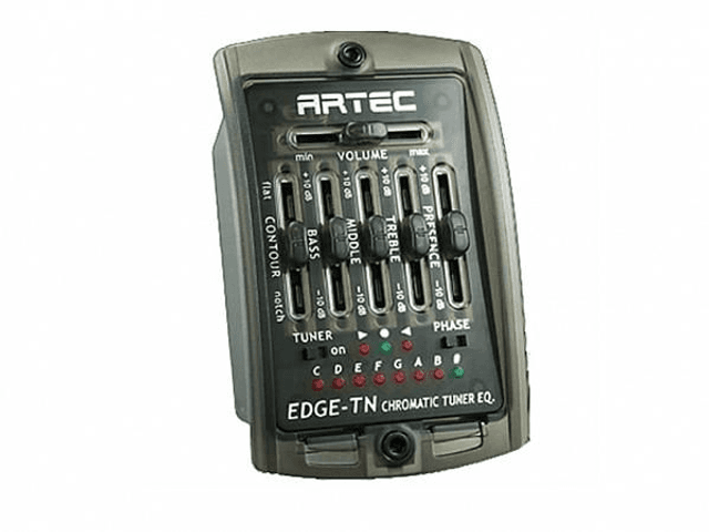 PRE AMPLIFICADOR 4 BANDAS C/AFINADOR ARTEC