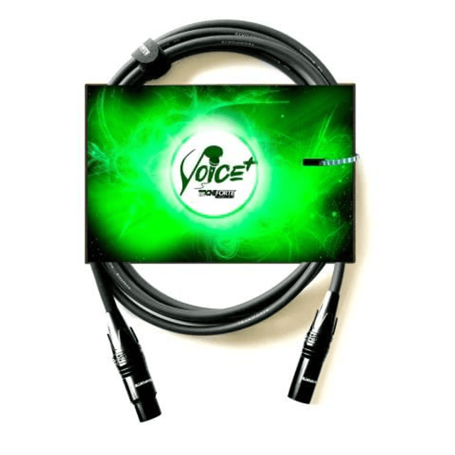 Cabo Microfone Voice Plus XLR/XLR 3.05m Tecniforte Cód. 1156