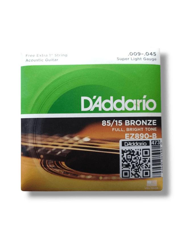 473 - Encordoamento Cordas Violão 0.09 Aço EZ890 Daddario