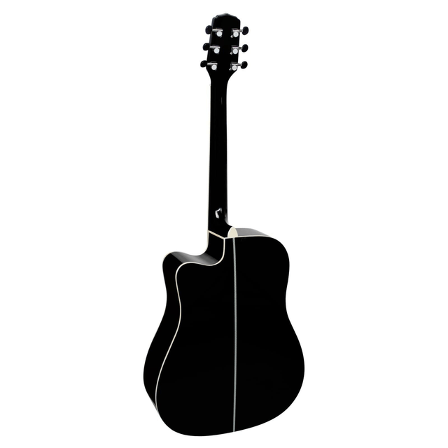 Violão Folk Cutway Eletroacústico Trans Black GF1D CEQ TBK Giannini Cód 785